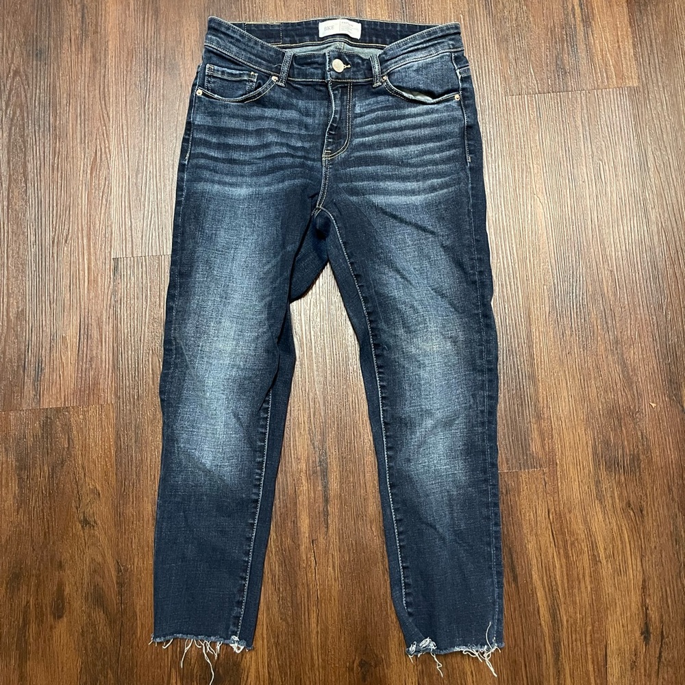 BKE Dark Blue Ankle & Cropped Jeans